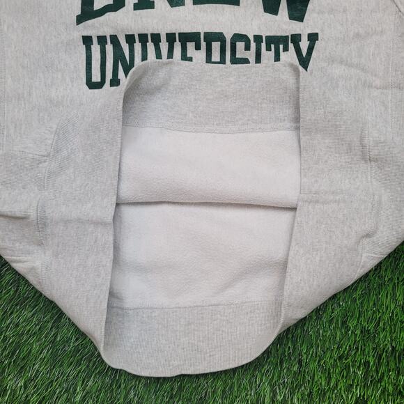 VTG 90s Champion Reverse Weave Drew University Sweatshirt Medium Heavyweight Y2K - Picture 4 of 11